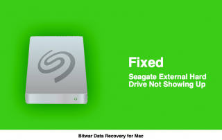 Seagate External Hard Drive Not Showing Up Mac