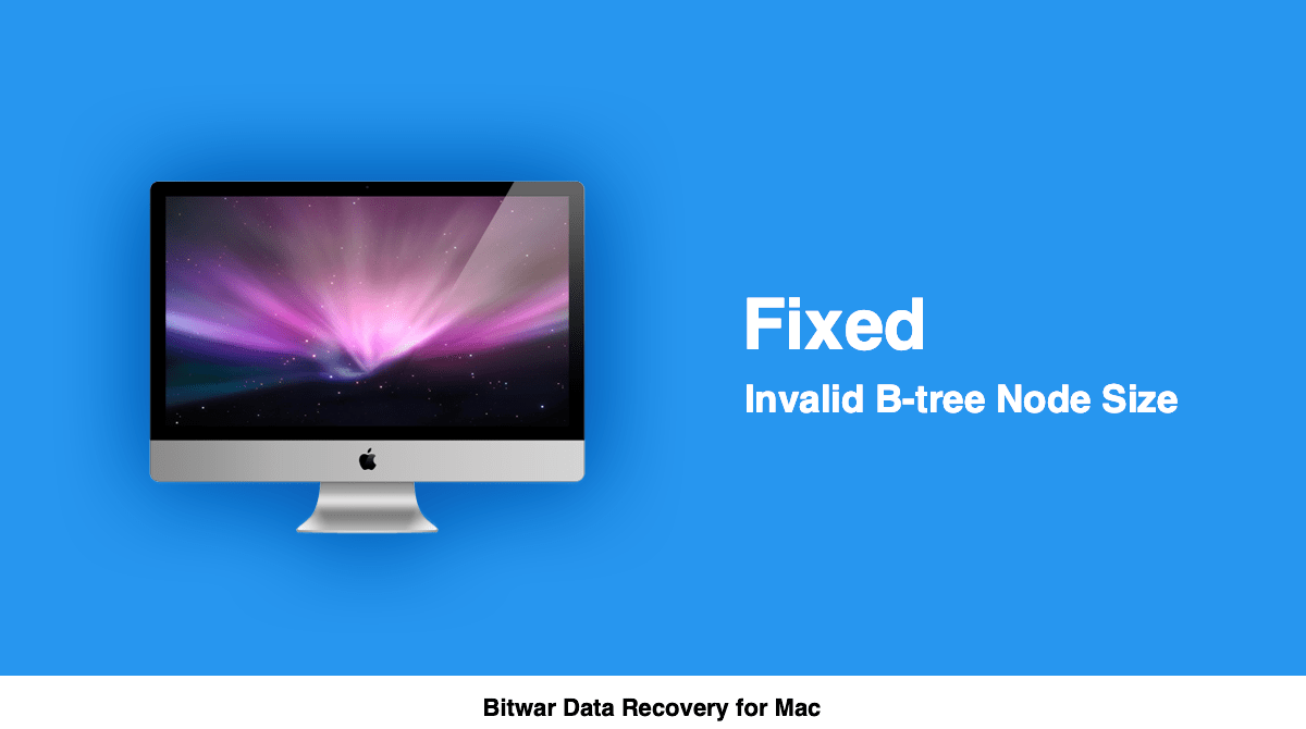 b-tree error os x