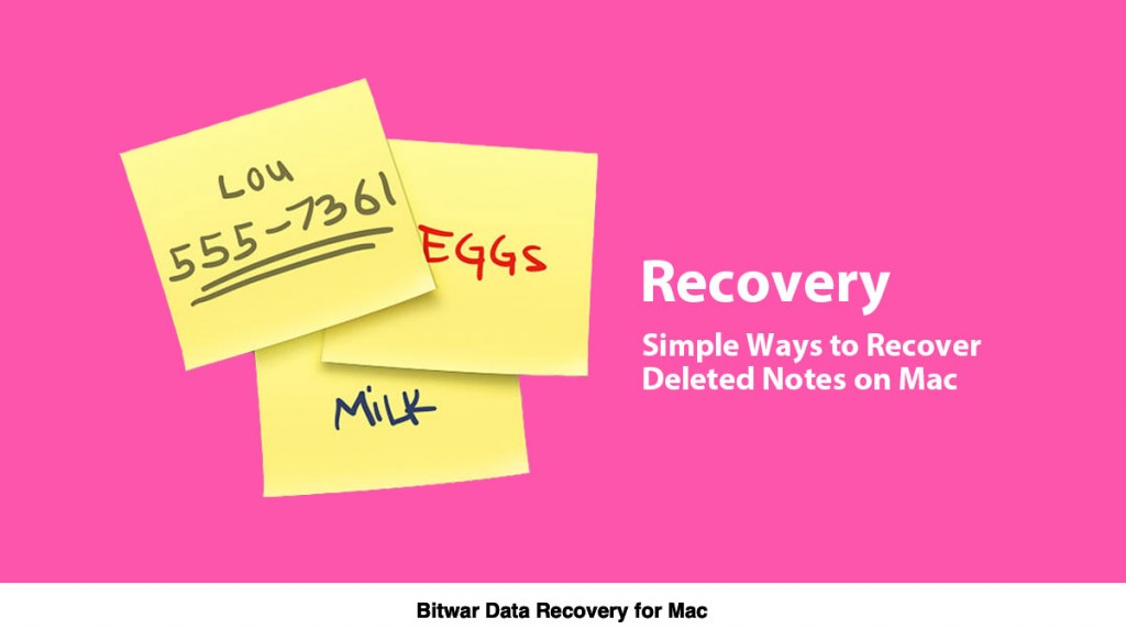 Recover Deleted Notes