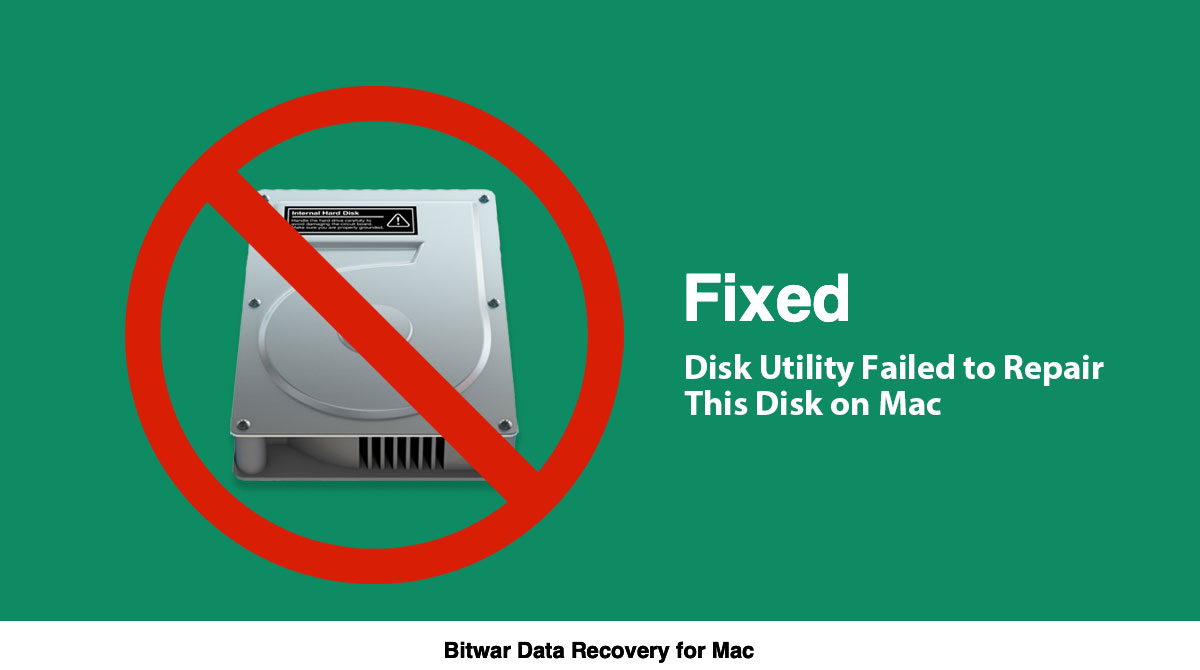 Disk Utility Failed to Repair This Disk